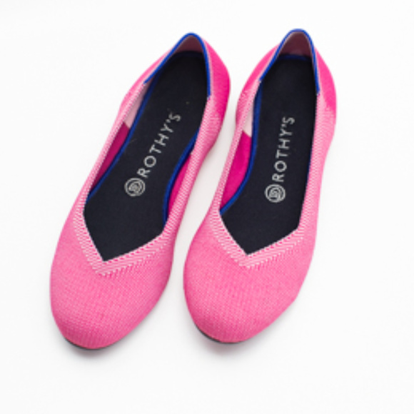 rothys pink birdseye